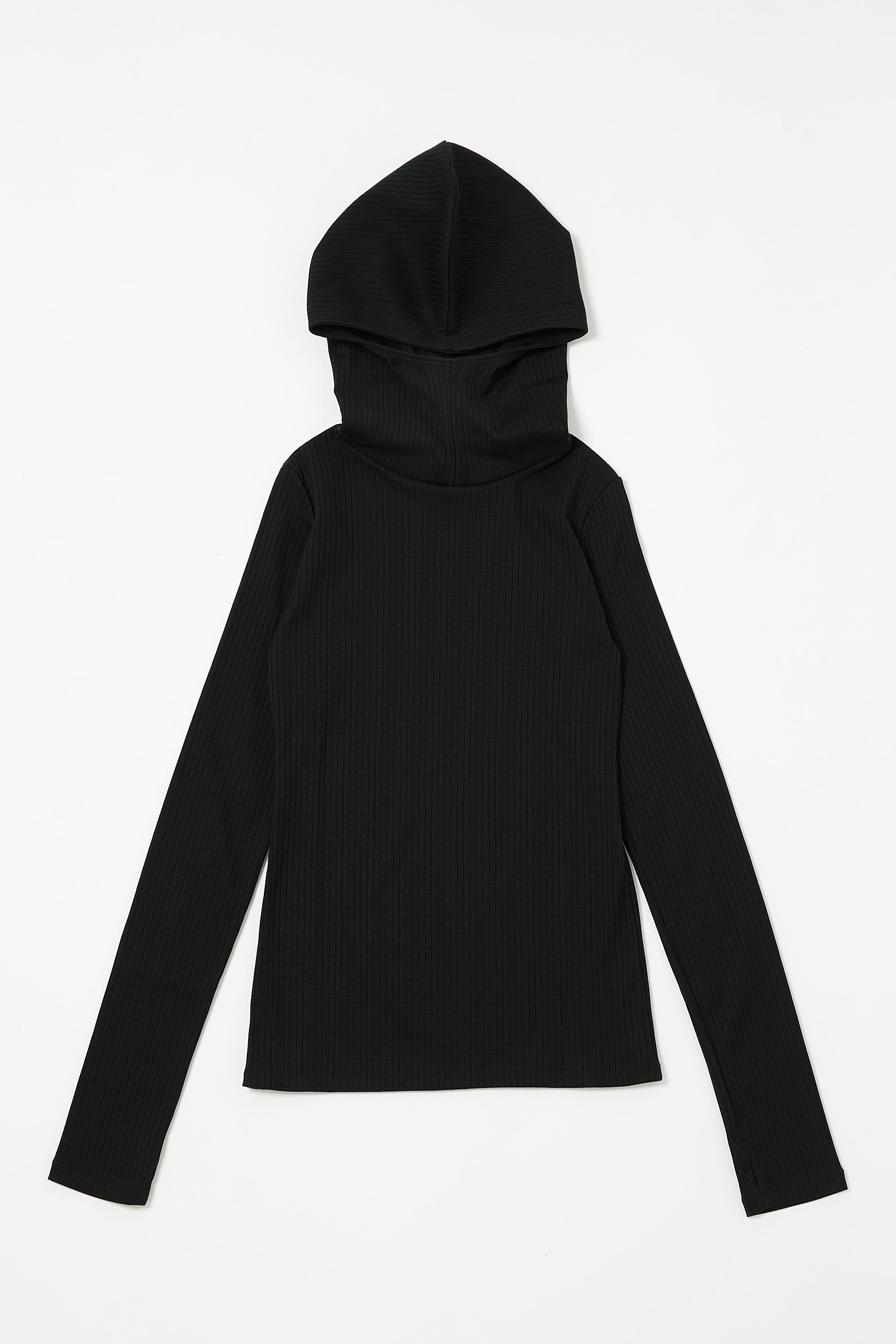 MOUSSY | Studiowear Rib Hoodie - Black