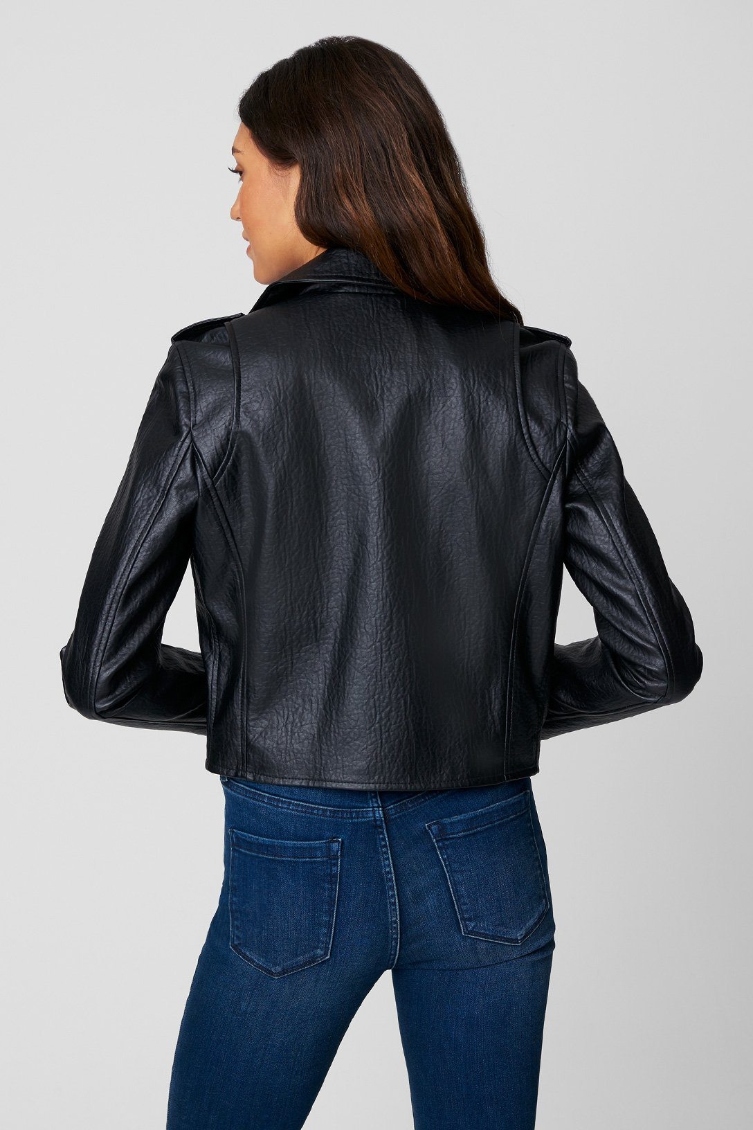 BLANK NYC | Morning Gram Faux Leather Jacket - Black