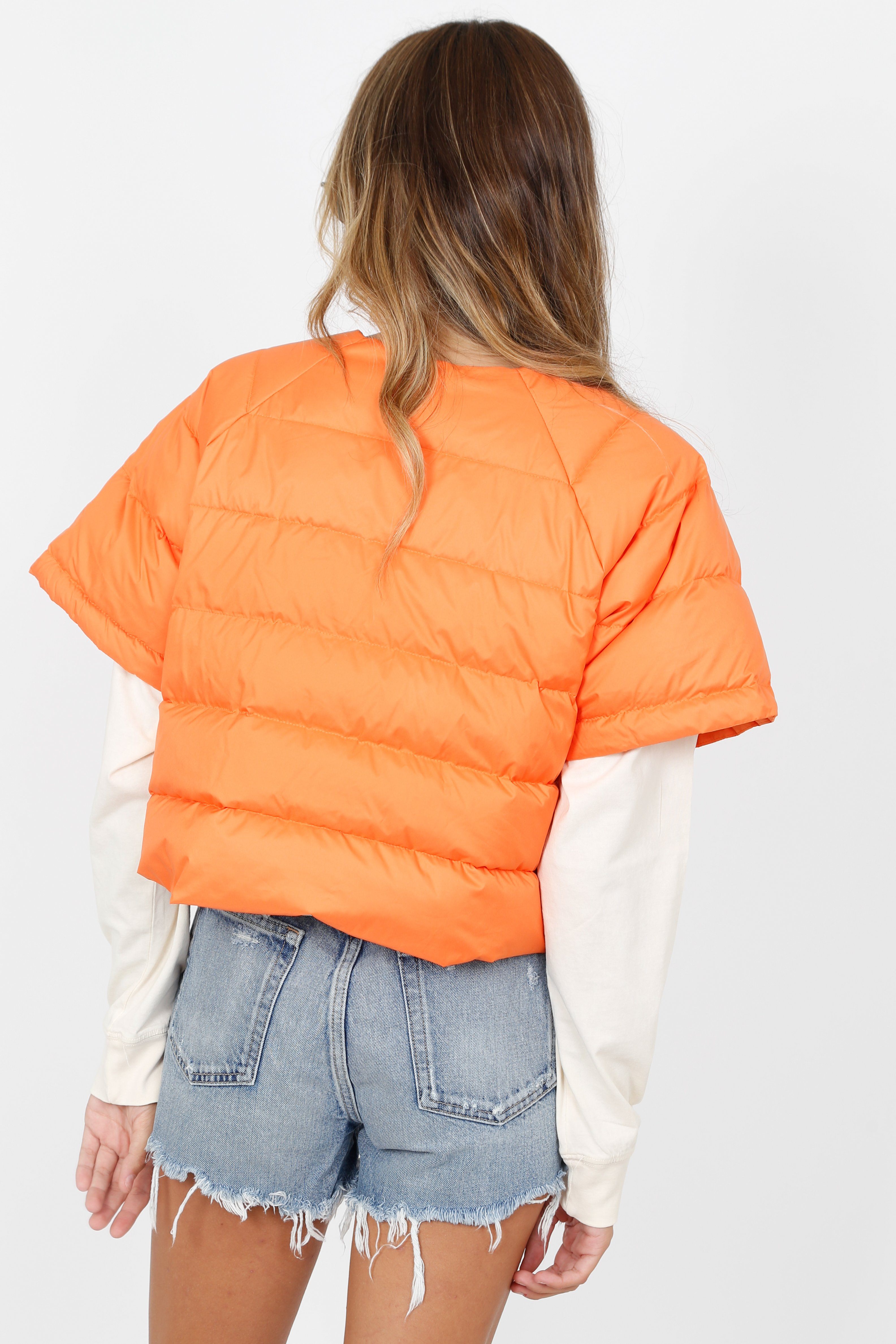 MOUSSY | Puff Short Sleeve Tee - Orange