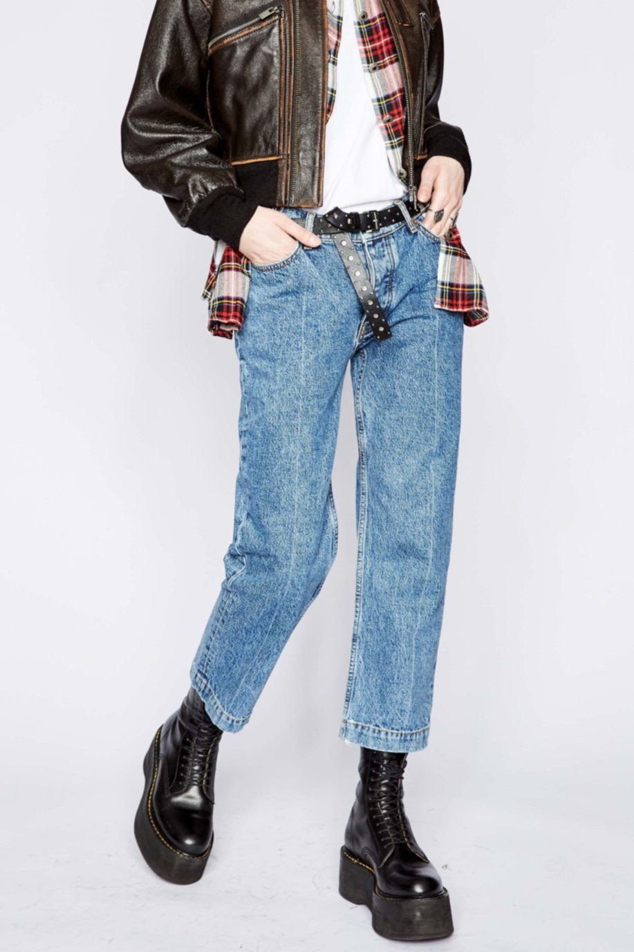 vintage blue mom jeans