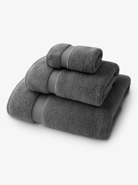 Infinitee Xclusvies Grey Bath Towels - 700 GSM 100% Cotton 27x54 Inche