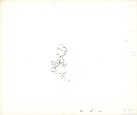 MICKEY MOUSE ANIMATION Production Drawing Vintage Disney Animation, 1980s,  Walt Disney, Disney Collectible, Disney Drawing 