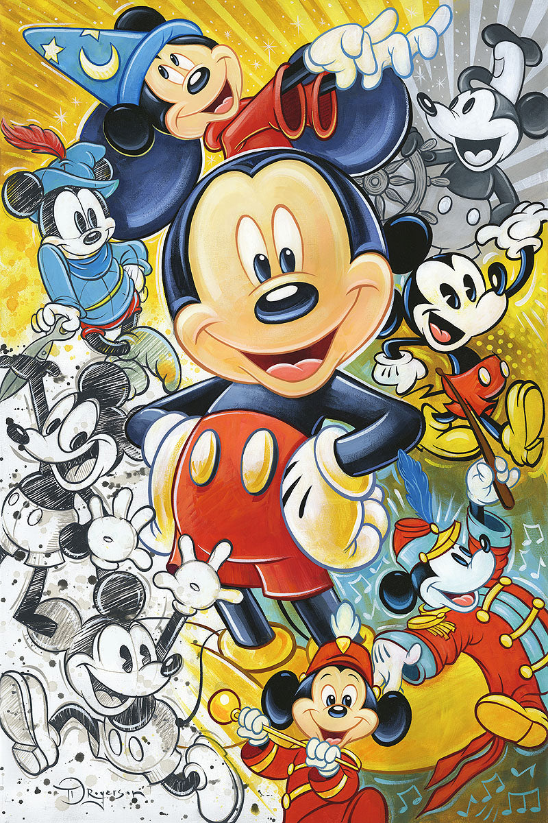 Mickey Mouse Minnie Mouse Walt Disney Fine Art Tim Rogerson Signed