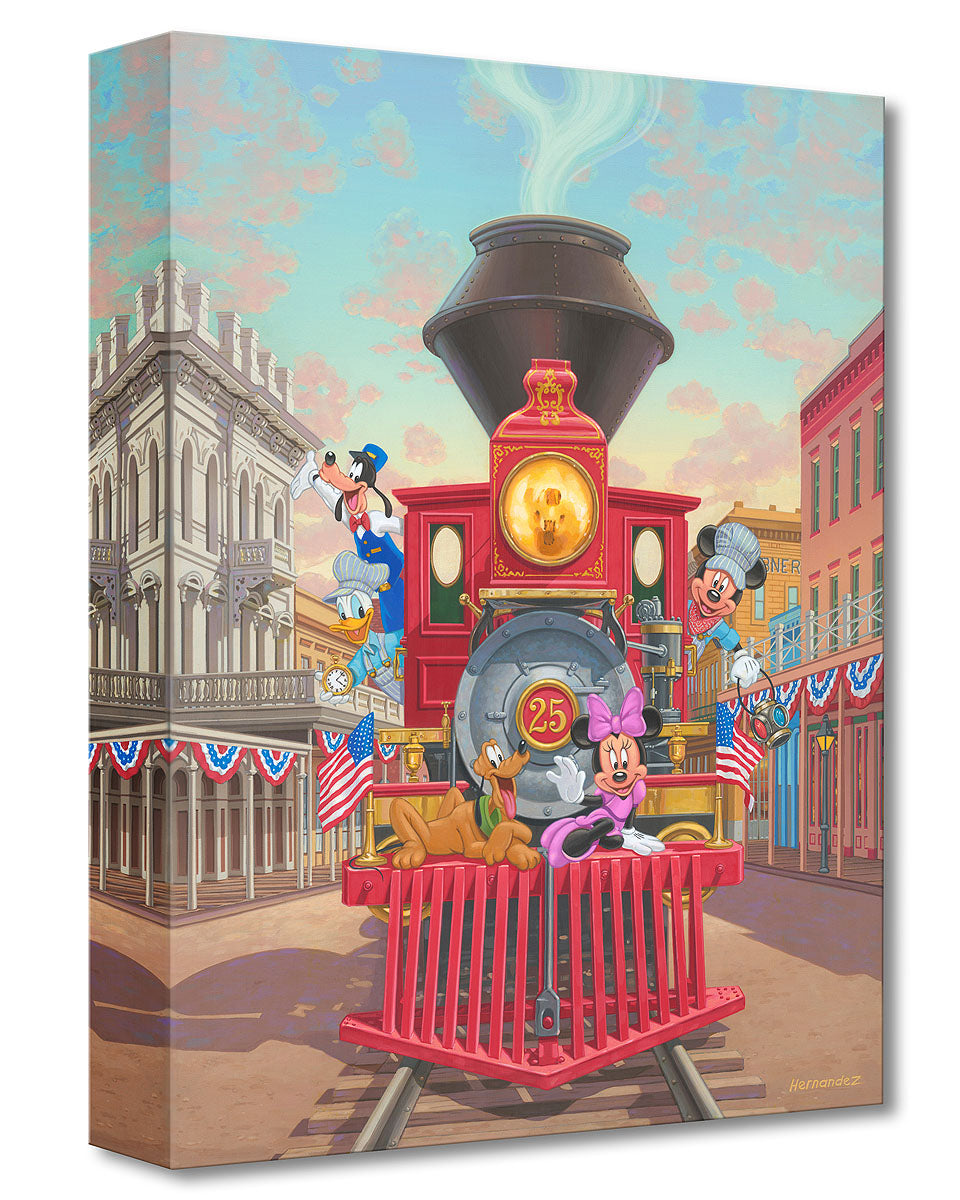 Story of Music and Magic Disney Fine Art Treasures On Canvas