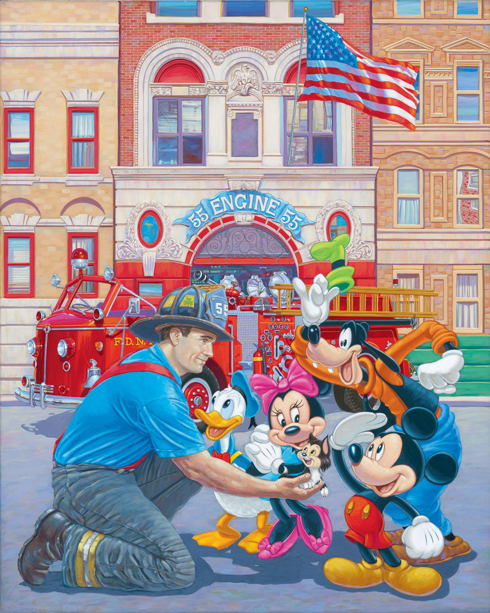 Mickey Mouse Sorcerer's Apprentice Fantasia Walt Disney Fine Art