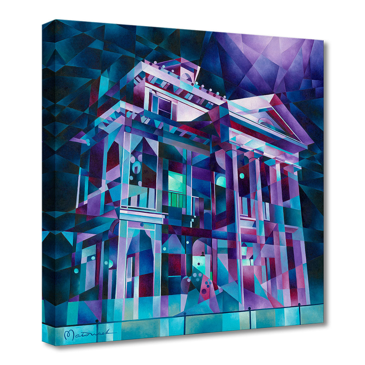 Disneyworld Haunted Mansion Walt Disney Fine Art Tom Matousek