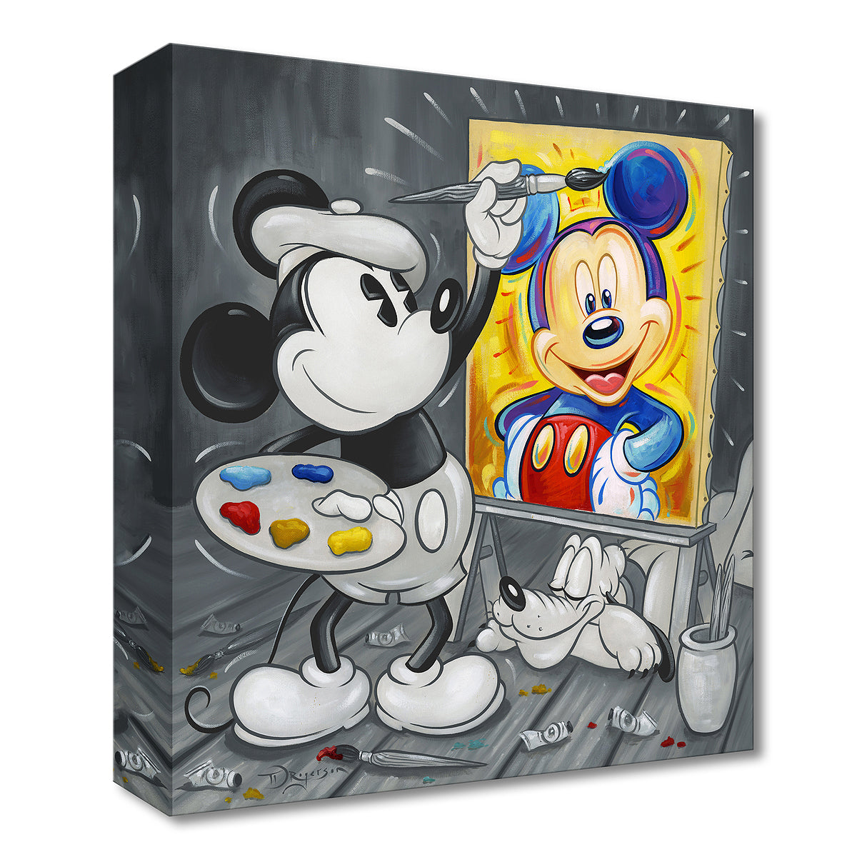 Mickey Mouse Minnie Mouse Walt Disney Fine Art Jim Warren Limited