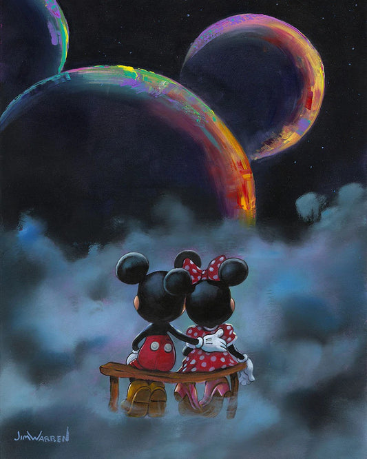 ▷ Mickey Minnie in love by Zak, 2021, Print