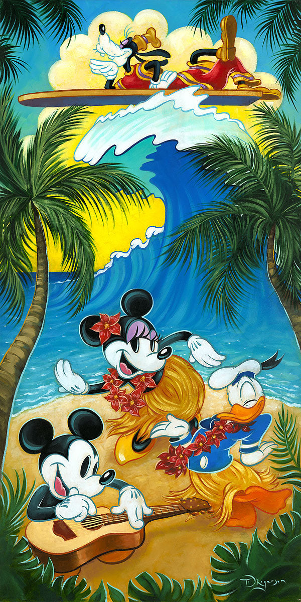 Mickey Mouse Minnie Mouse Walt Disney Fine Art Tim Rogerson Signed