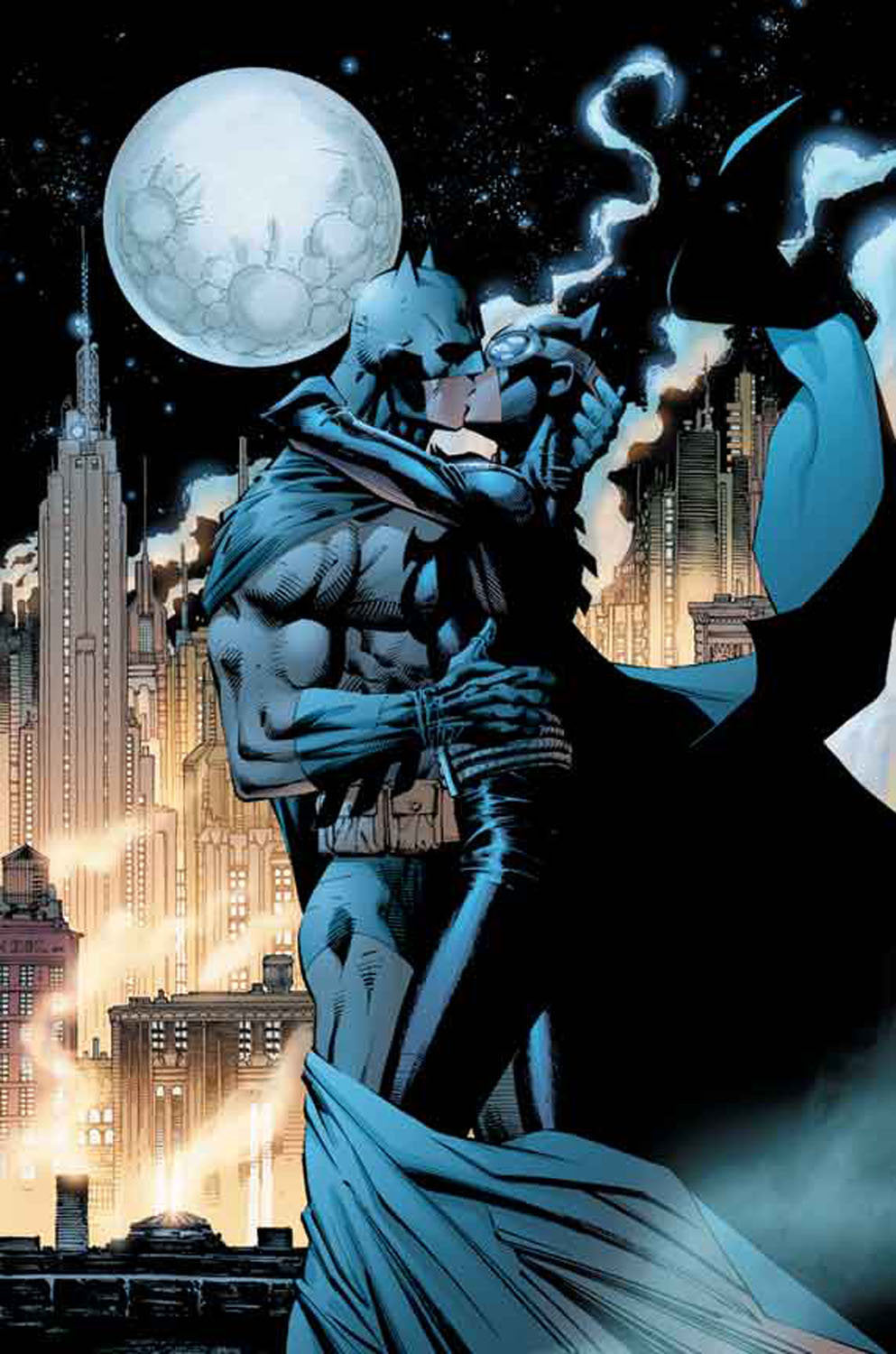 Jim Lee SIGNED Kissing the Knight Batman DC Giclee on Paper Limited Ed –  Charles Scott Gallery
