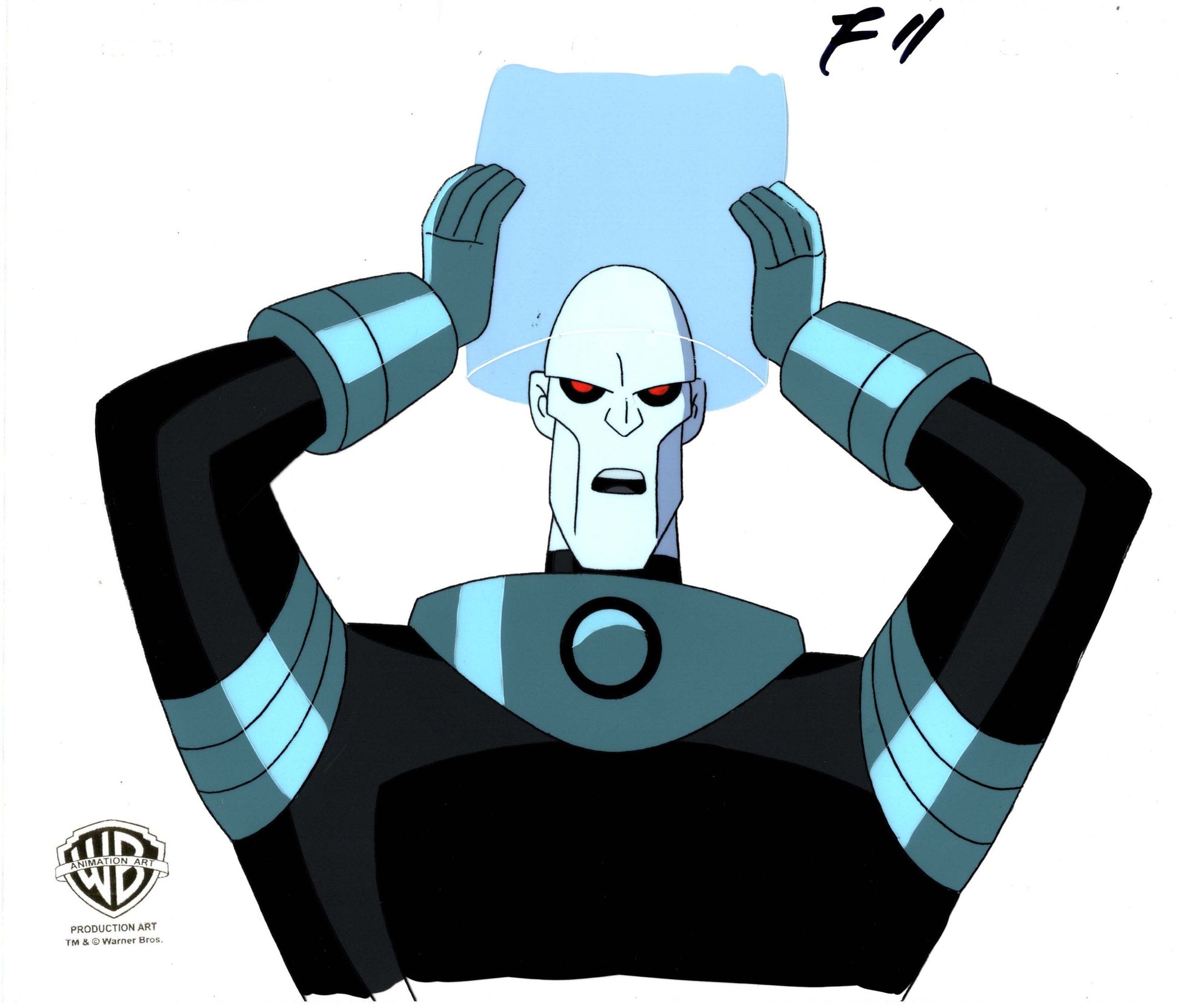 Batman the Animated Series BTAS Production Cel of Mr. Freeze from Warn –  Charles Scott Gallery