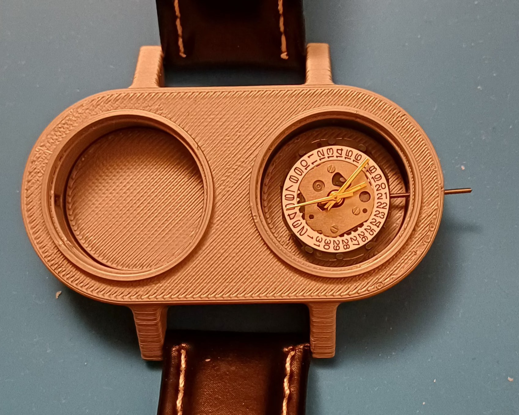 Dual time watch 3D print