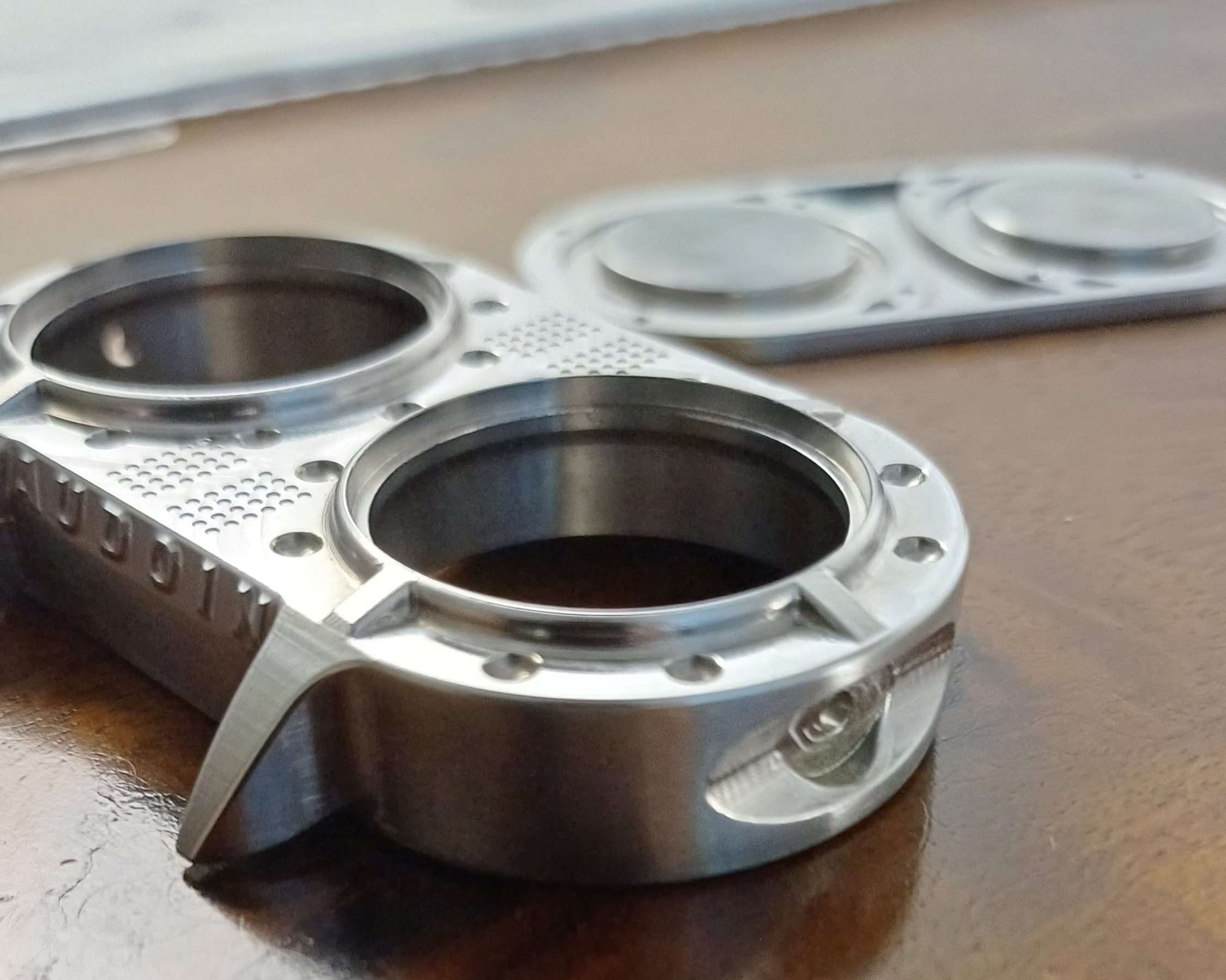 Dual time watch case prototype