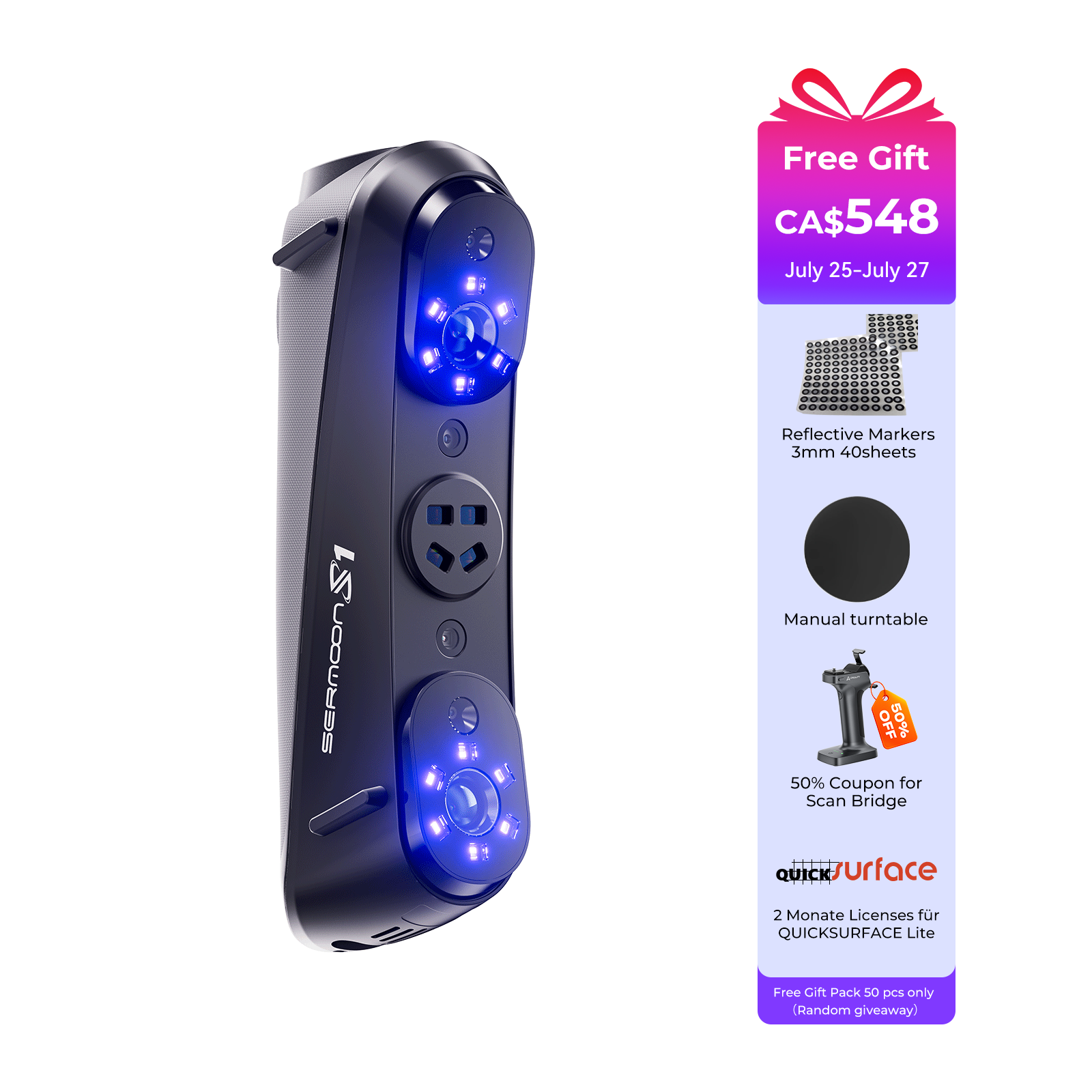 Creality Sermoon S1 3D Scanner