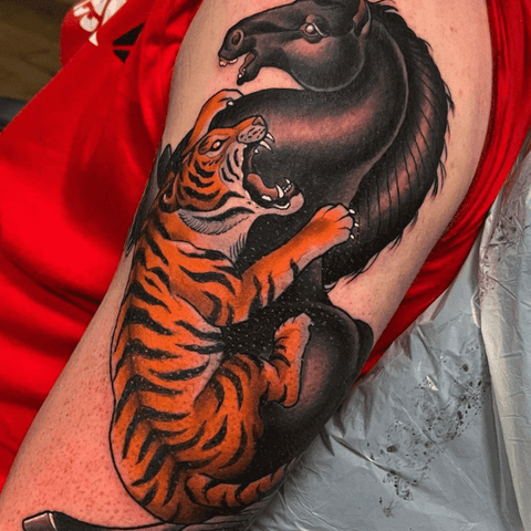 Tiger tattoo (@fraserpeektattoo)