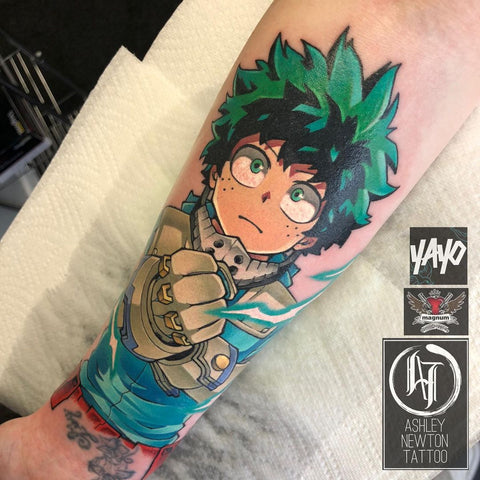 anime tattoo ashley newton