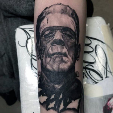 Frankenstein Halloween Tattoo