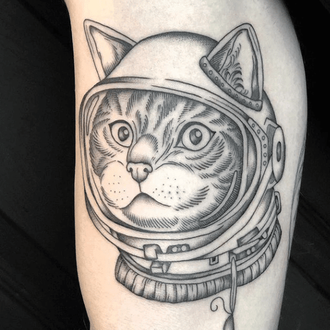 Astrocat tattoo