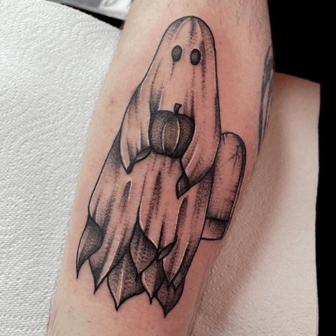 Ghost tattoo for Friday 13th