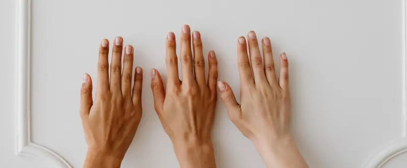 hands with different skin tones