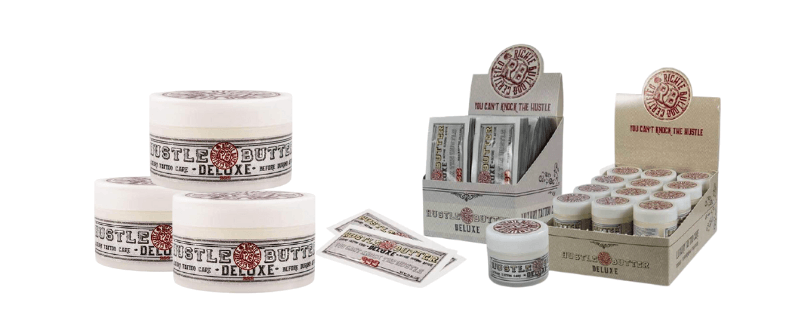 Hustle Butter tattoo aftercare products