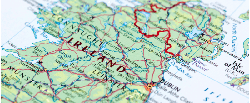 Map of Ireland