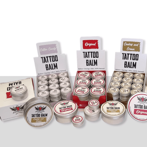 MTS Tattoo Balm, a tattoo process butter and post-tattoo care product