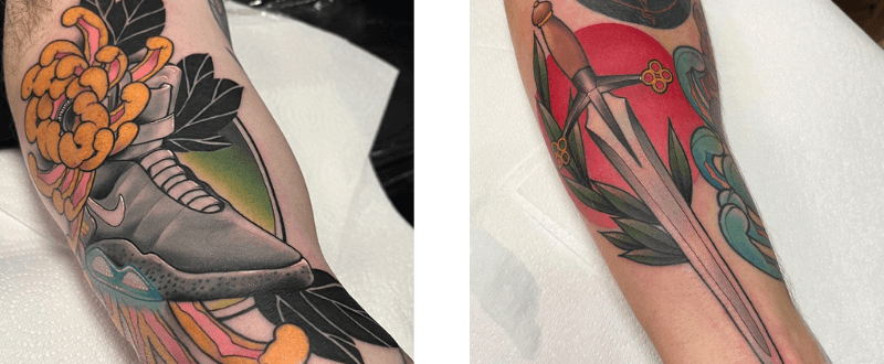 Neo-traditional tattoos by theyoul