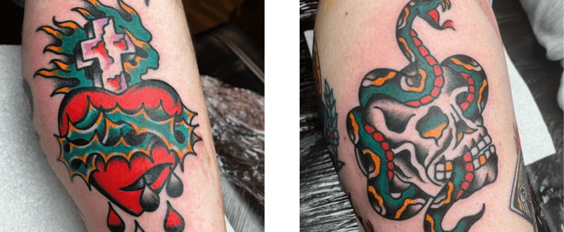 Traditional tattoos by davidoneilltattooer