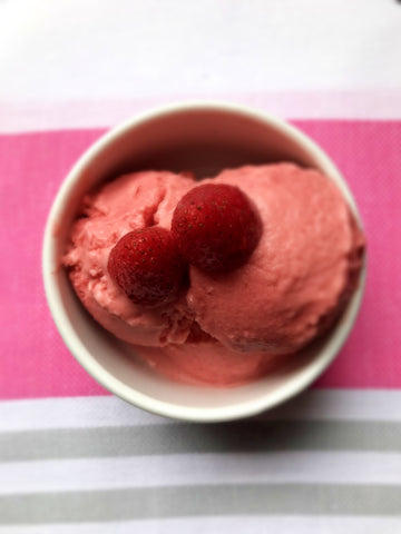 Strawberries and Cream Ice Cream