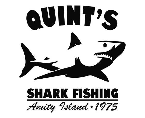 Jaws Quint's Shark Fishing Die Cut Vinyl Decal Sticker | Decals City