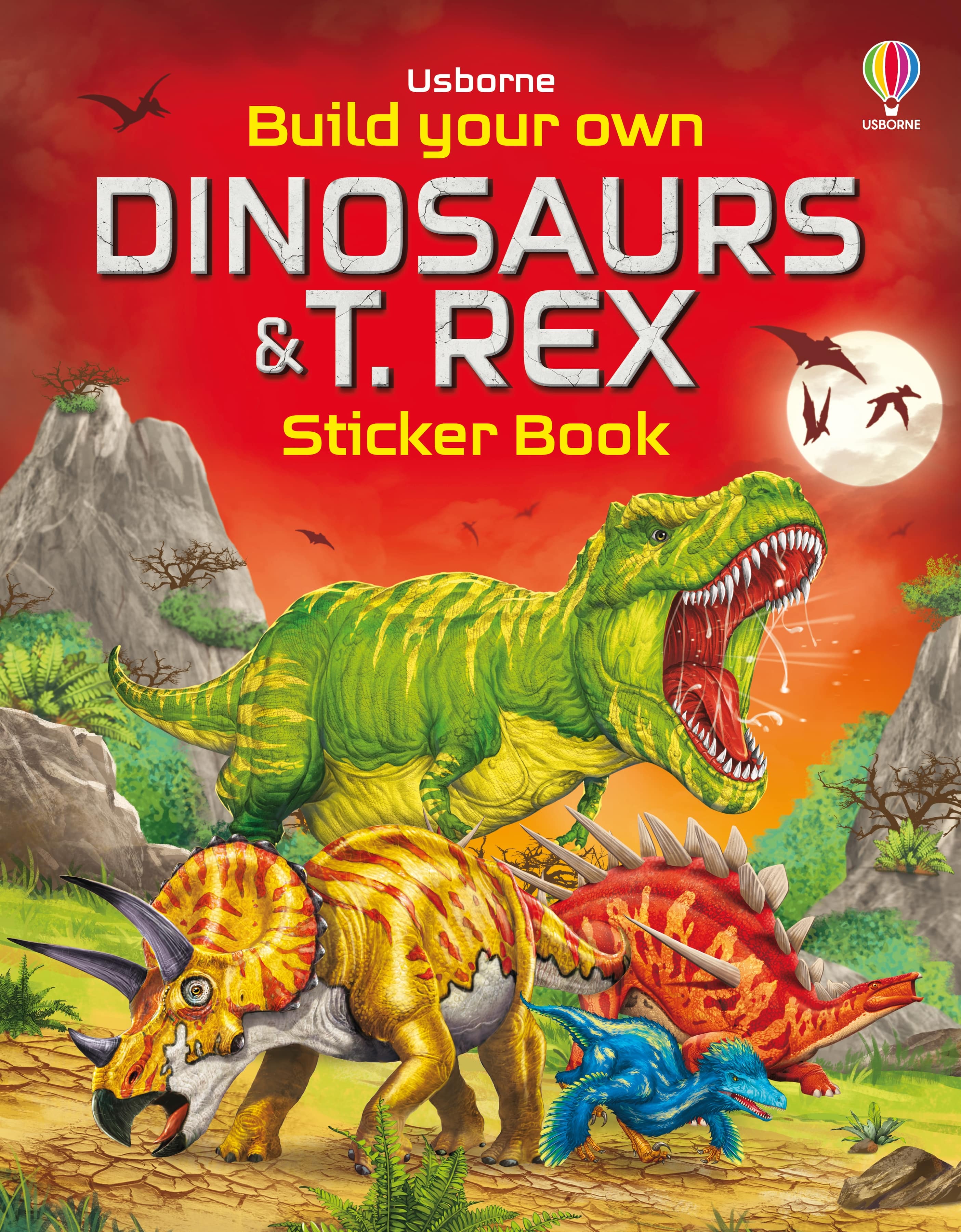 Build Your Own Dinosaurs and T. Rex Sticker Book - Carte cu stickere