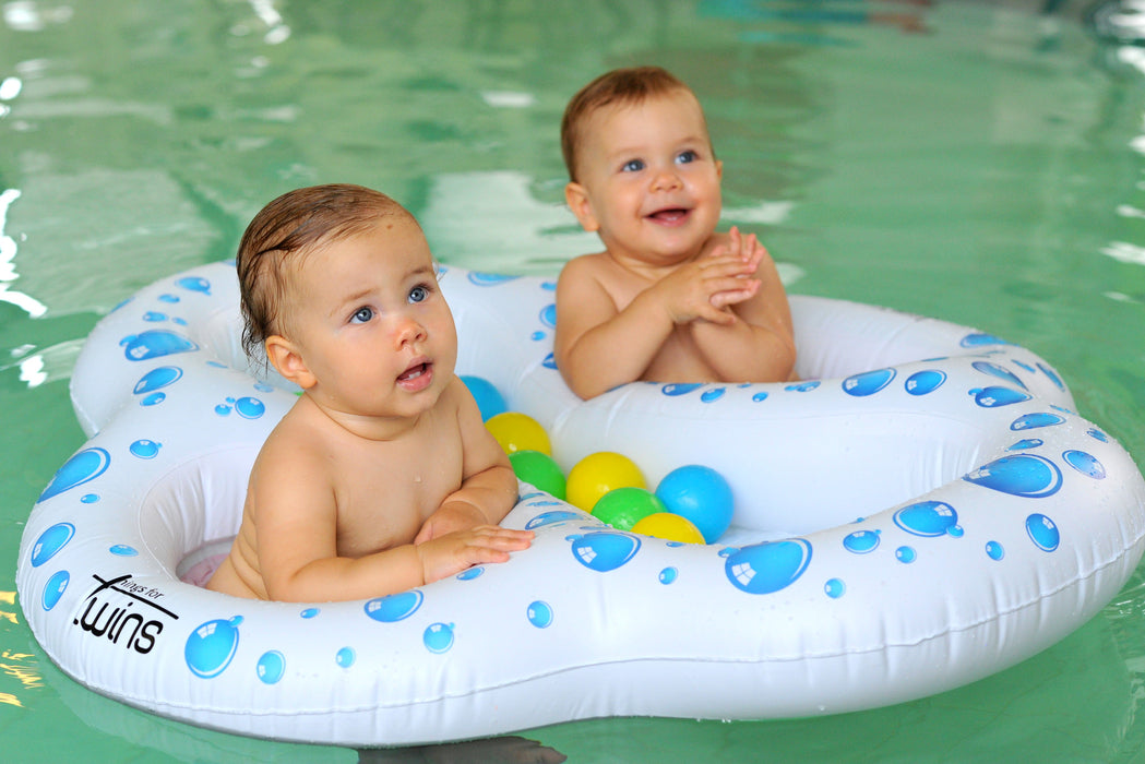 double baby pool float
