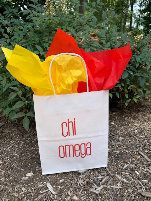 White Gift Bag Chi O Creations