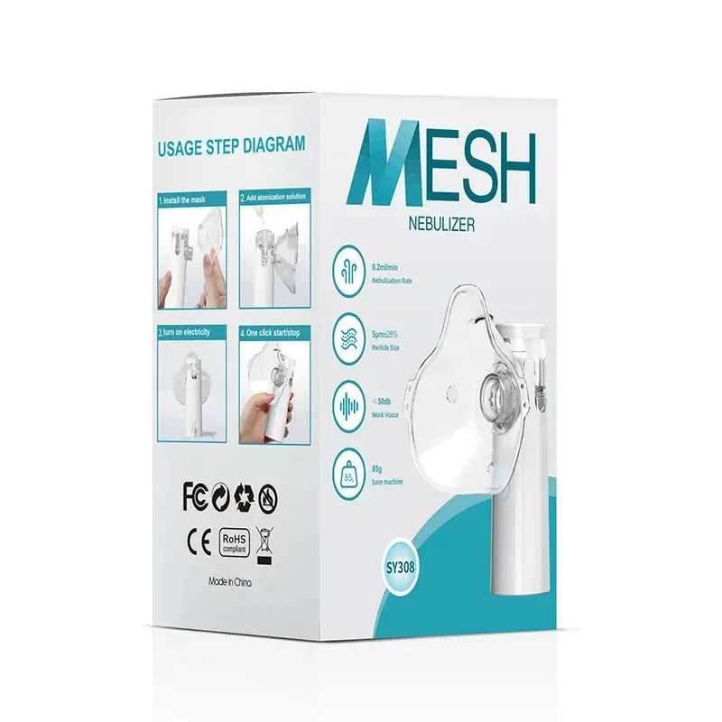 Portable Nebulizer with Finger Pulse Oximeter - Mimoslife Store