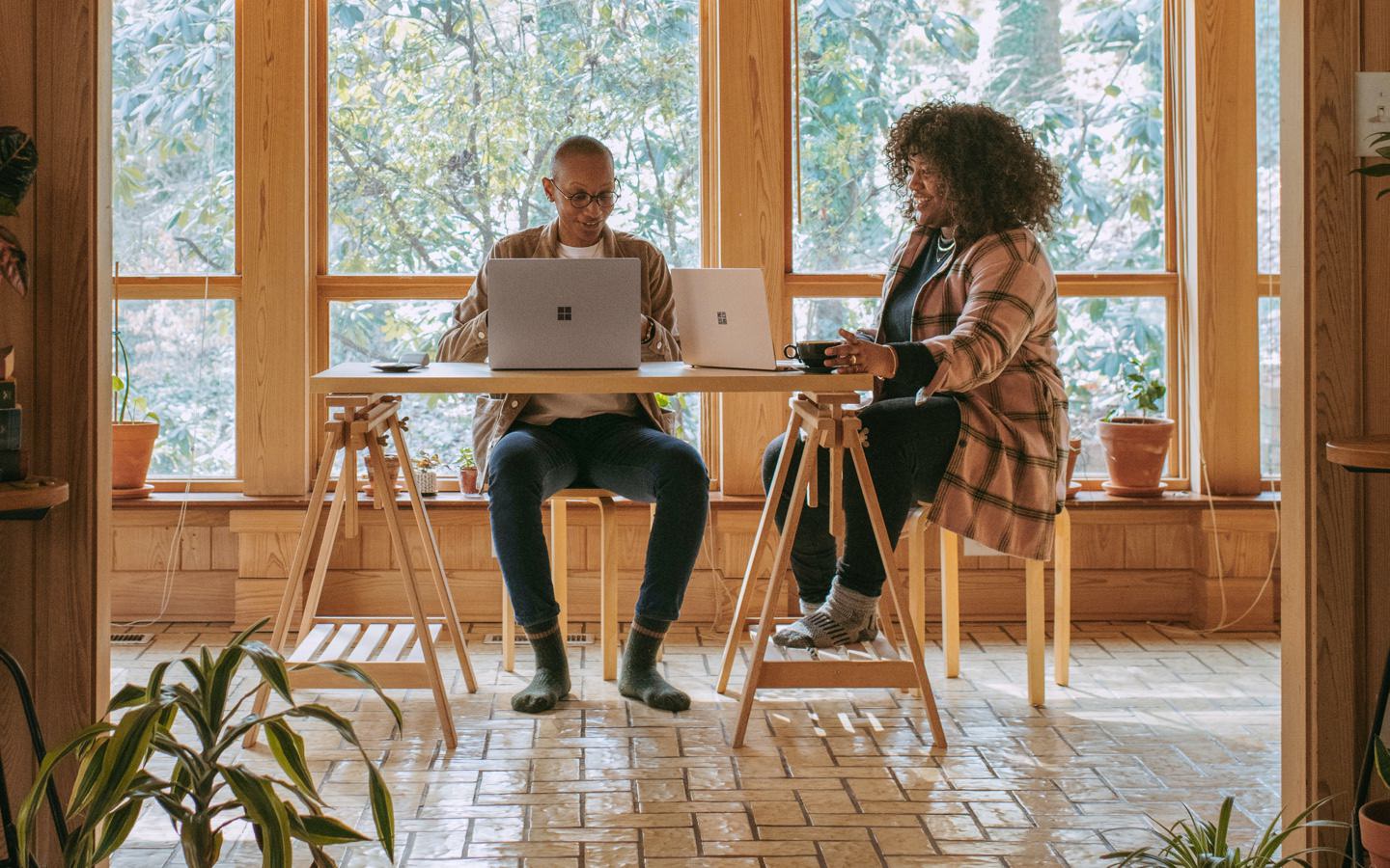 Working, Plants, Home, Computer