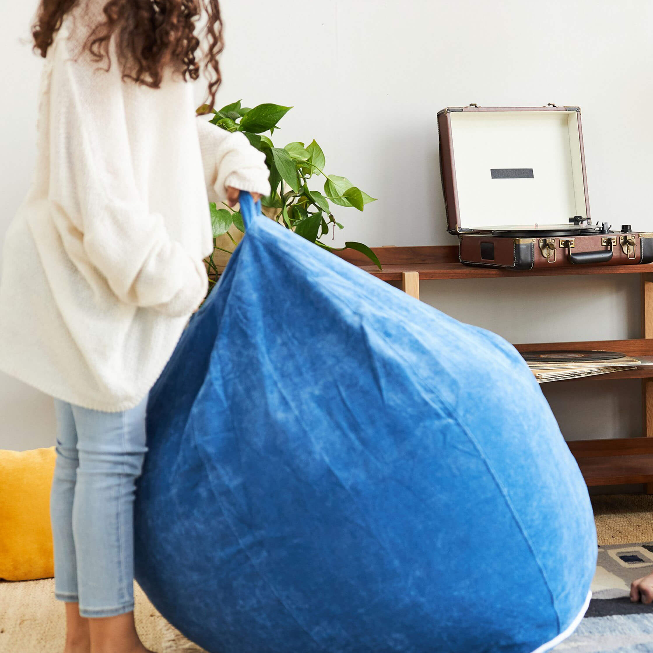 75L Natural Bean Bag Fill by Eco Beans - queenb