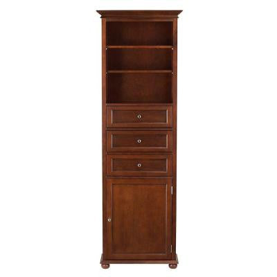 hampton bay 22 w standard linen cabinet