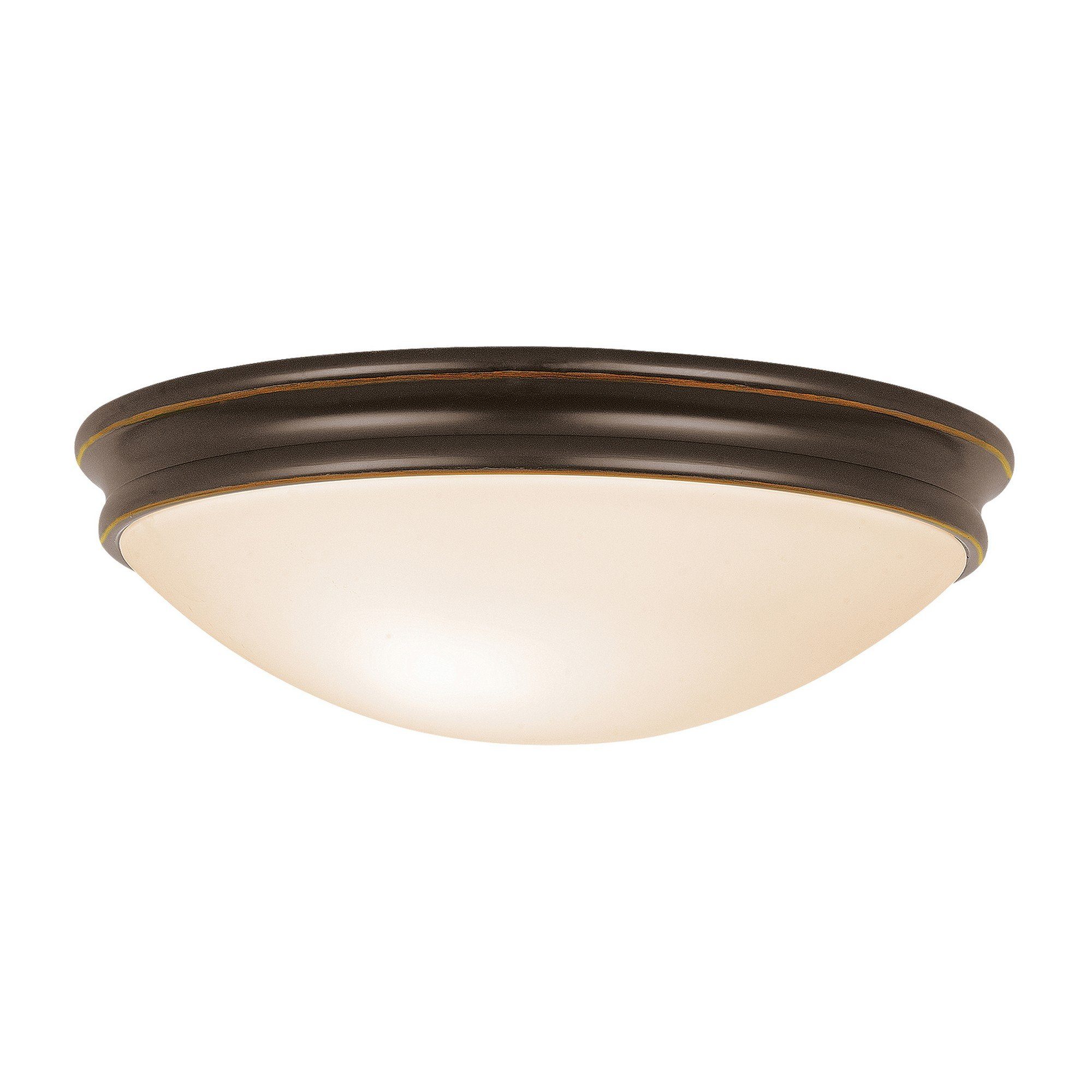 Atom White Tuning Dimmable LED Flush Mount - Oil Rubbed Bronze (ORB)