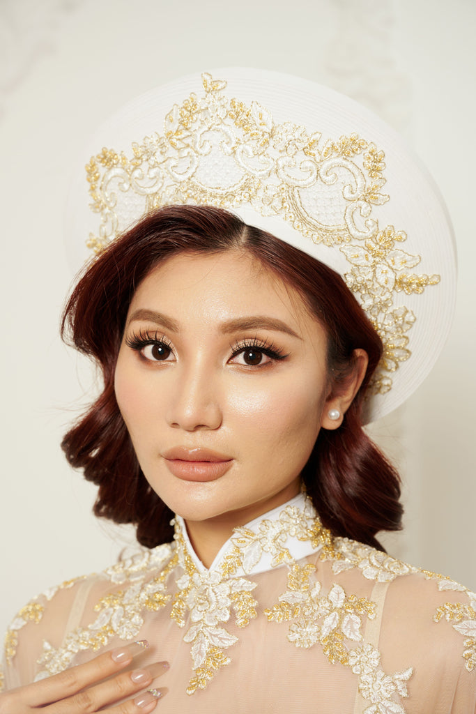 Ao Dai Hat | Vietnamese Bridal Hat (#Kexin) Dream Dresses by PMN