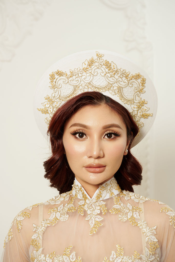 Ao Dai Hat | Vietnamese Bridal Hat (#Kexin) Dream Dresses by PMN