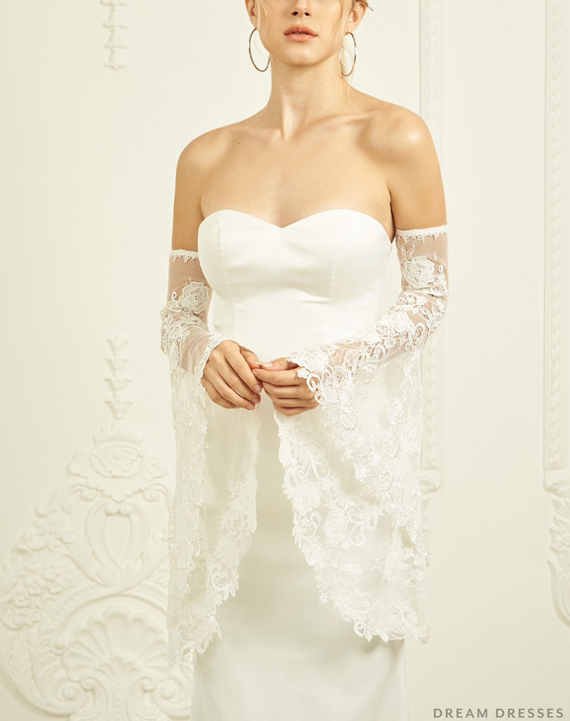 Kaylee detachable sleeves - Dream Dresses by PMN