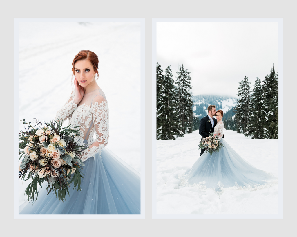 Haute Couture Blue Wedding Gown (#Alsatia) - Dream Dresses by PMN