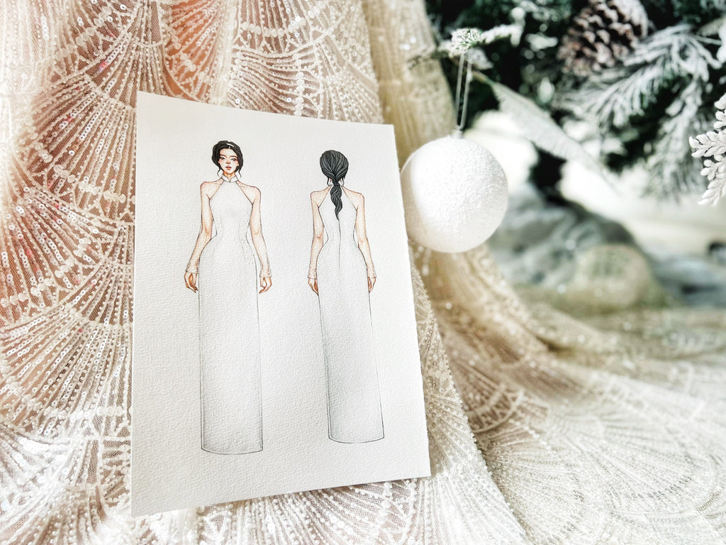 Custom ao dai Dream Dresses by PMN