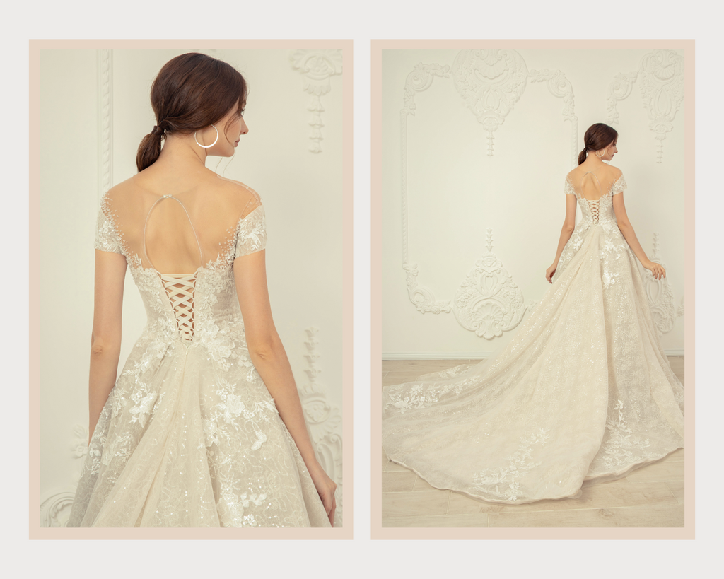Venezia lace ball gown wedding dress - Dream Dresses by PMN