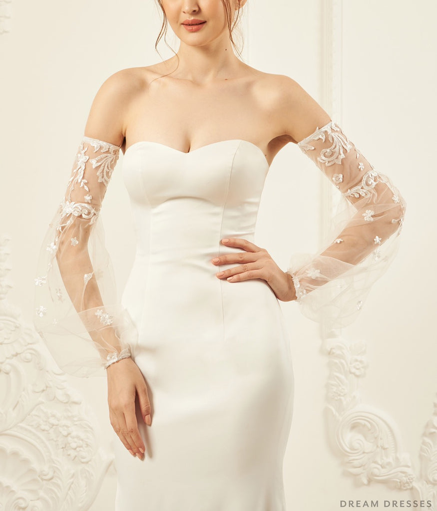 Anais detachable sleeves - Dream Dresses by PMN