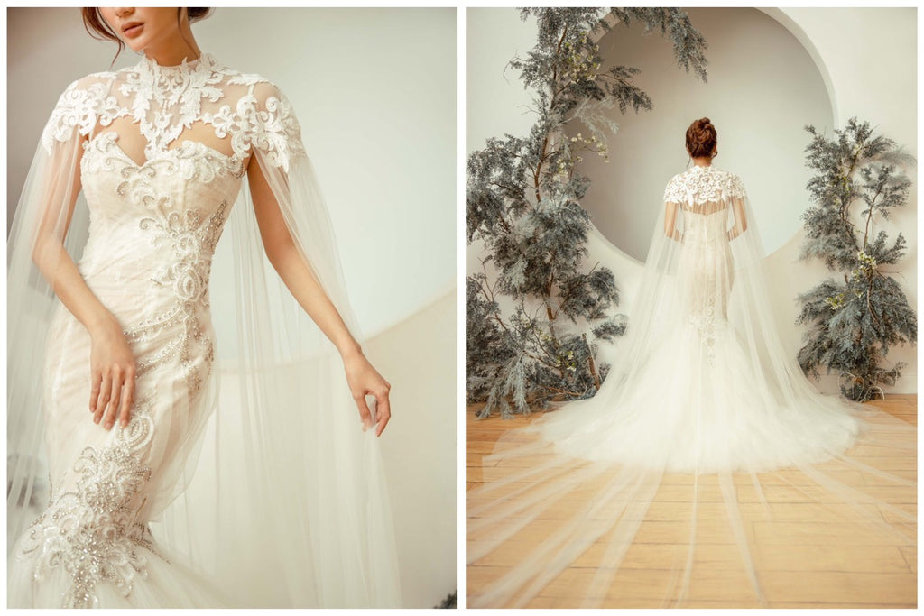 Yonia bridal cape - Dream Dresses by PMN