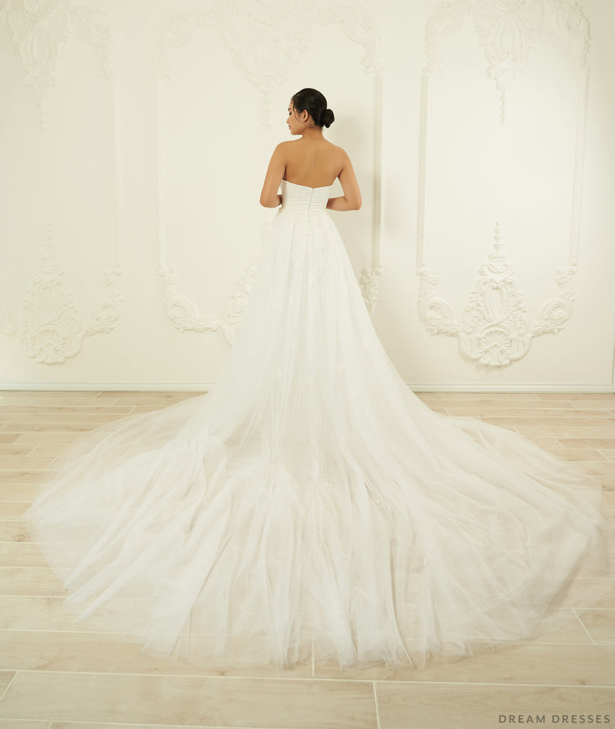 Bridal detachable overskirt - Dream Dresses by PMN