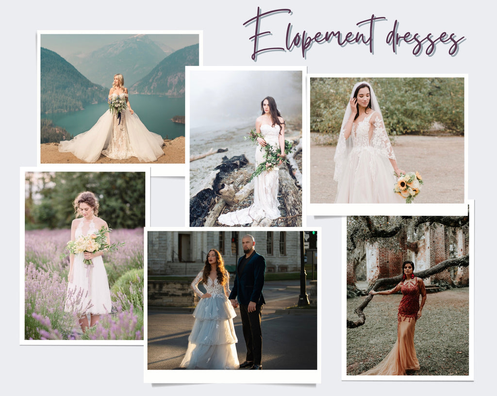 ELEGANT AND CHIC DRESSES PERFECT FOR ELOPEMENT WEDDINGS