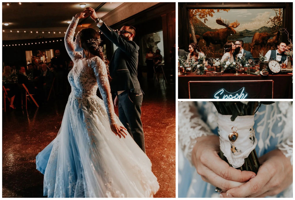 Madeleine blue wedding dress - Dream Dresses by PMN